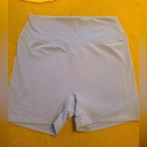 Buff bunny baby blue legacy shorts